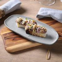 Conjunto Com 04 Travessas Oval Rasa Orgânico Dust Porto Brasil - 7