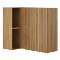 Armário Aéreo Canto Reto Art 6004 Freijó Riscatto - Kits Paraná - 1