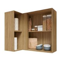 Armário Aéreo Canto Reto Art 6004 Freijó Riscatto - Kits Paraná - 2