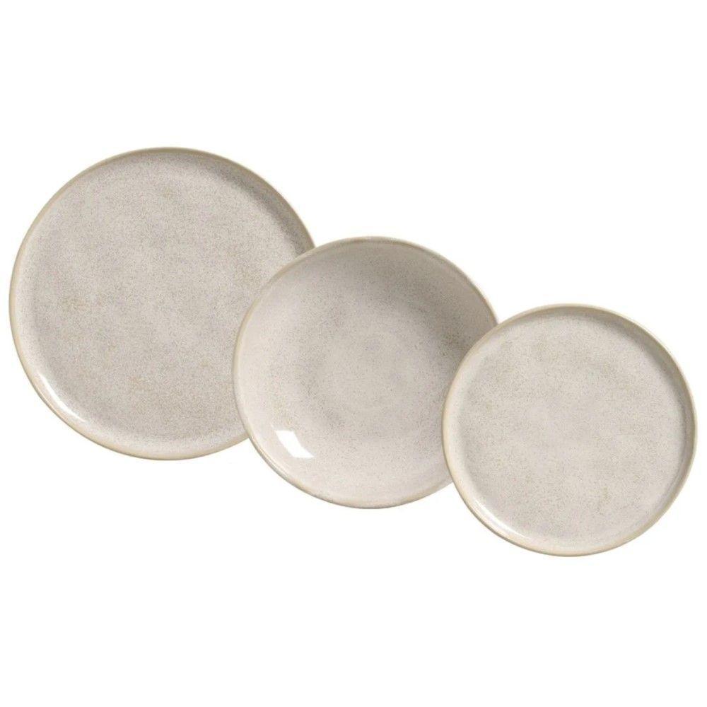 Jogo De Pratos 18 Peças Bio Latte Porto Brasil - 1