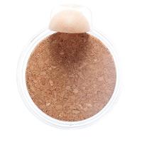 Kit 4 Porta Temperos Redondo 650 Ml Vidro Com Colher De Bambu E Tampa Rolha Lyor