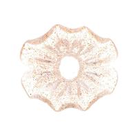 Vaso De Vidro Italy Dourado 13,5 X 14 Cm Lyor - 3