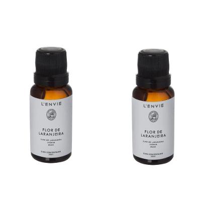 Kit 02 óleos Concentrado Flor De Laranjeira 20ml Lenvie