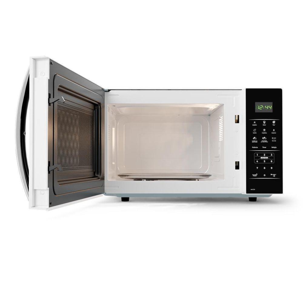 Micro-ondas Britânia 28L Branco Espelhado Limpa Fácil 220V - 10