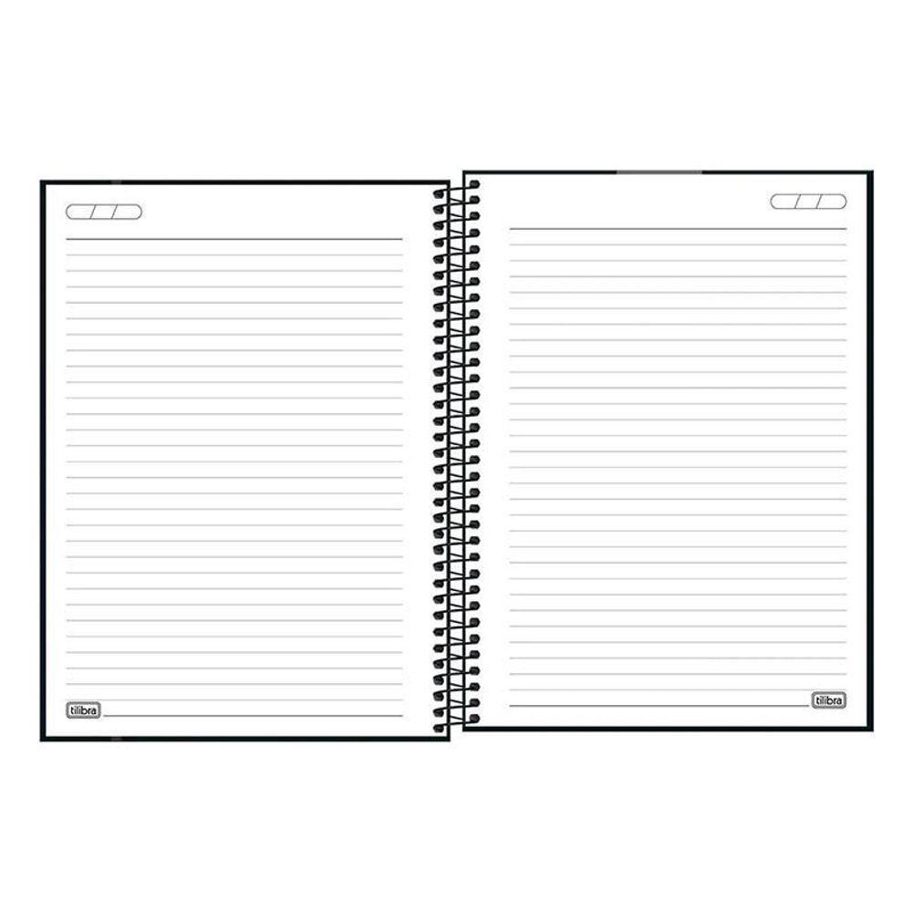 Caderno Espiral Universitário Neon 10 Matérias Preto - Tilibra - 2