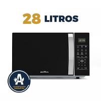 Micro-ondas Britânia 28L Branco Espelhado Limpa Fácil 110V