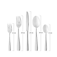 Faqueiro 30 Peças Aço Inox Pisa Wolff - 2