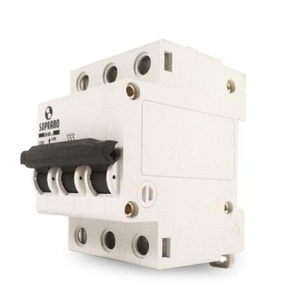 Disjuntor Branco 3 X 50a - Soprano - 1