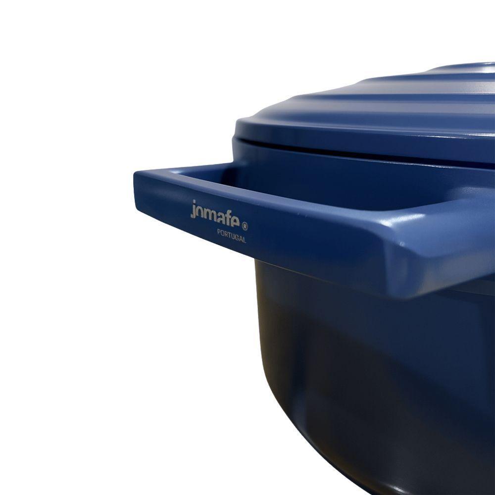 Caçarola 32cm Azul Revestimento Interno Preto - Jomafe One - 6