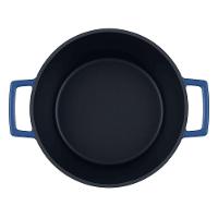 Caçarola 32cm Azul Revestimento Interno Preto - Jomafe One