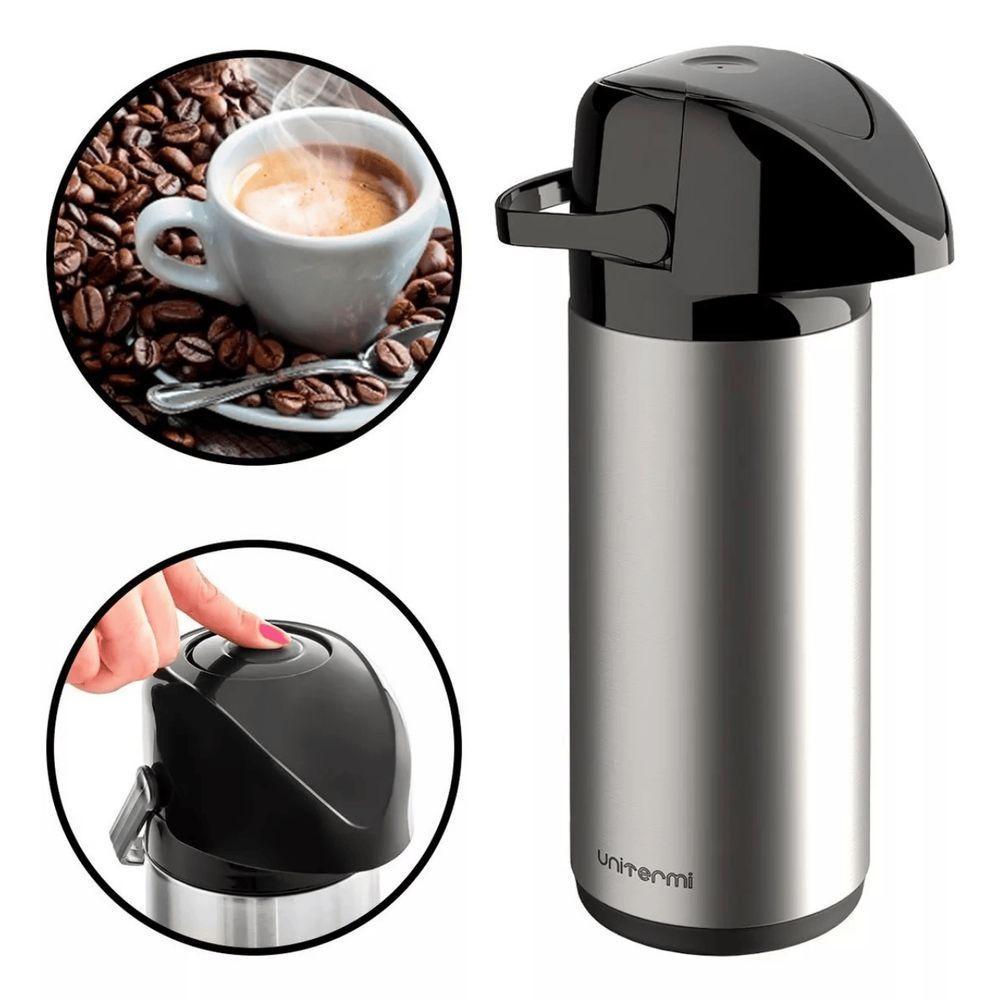 Garrafa Termica 1l Verona Inox - Unitermi 8.5.013 - 2