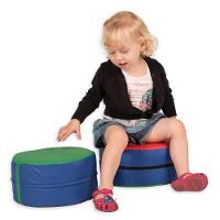 Almofada Redonda Espuma Maciça 26cmx15cm com Ziper - 2