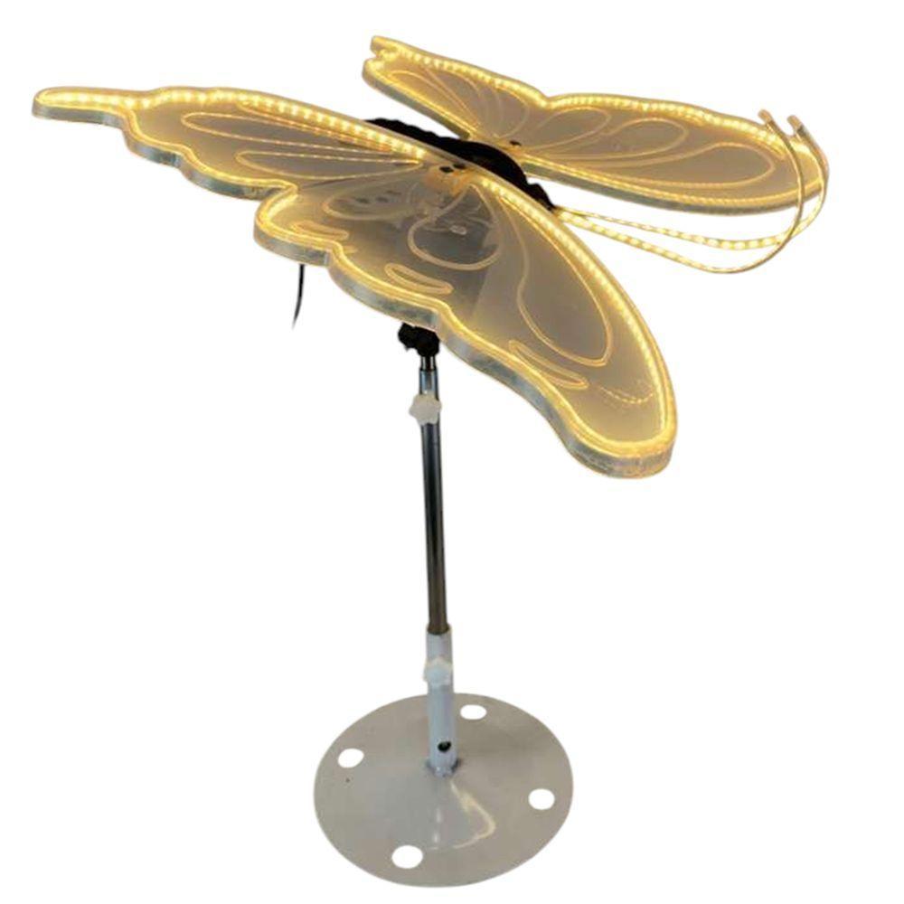 Borboleta Led Com Movimento Decoraçao Natal Bate Asa Casamento Festa Evento Enfeite Sofisticado Festividades - 8