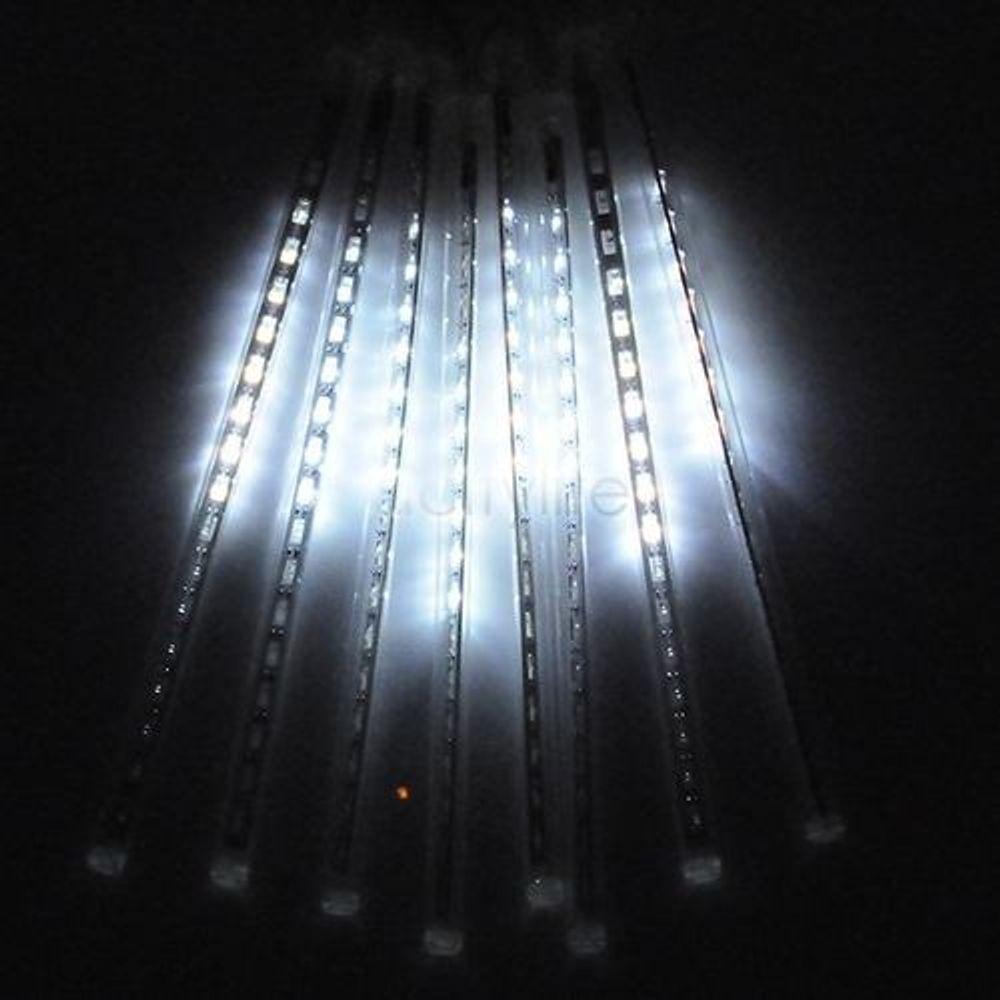 Tubo Cascata Pisca Pisca Natal Queda De Neve Snow Fall 96 Leds Meteoro - 3