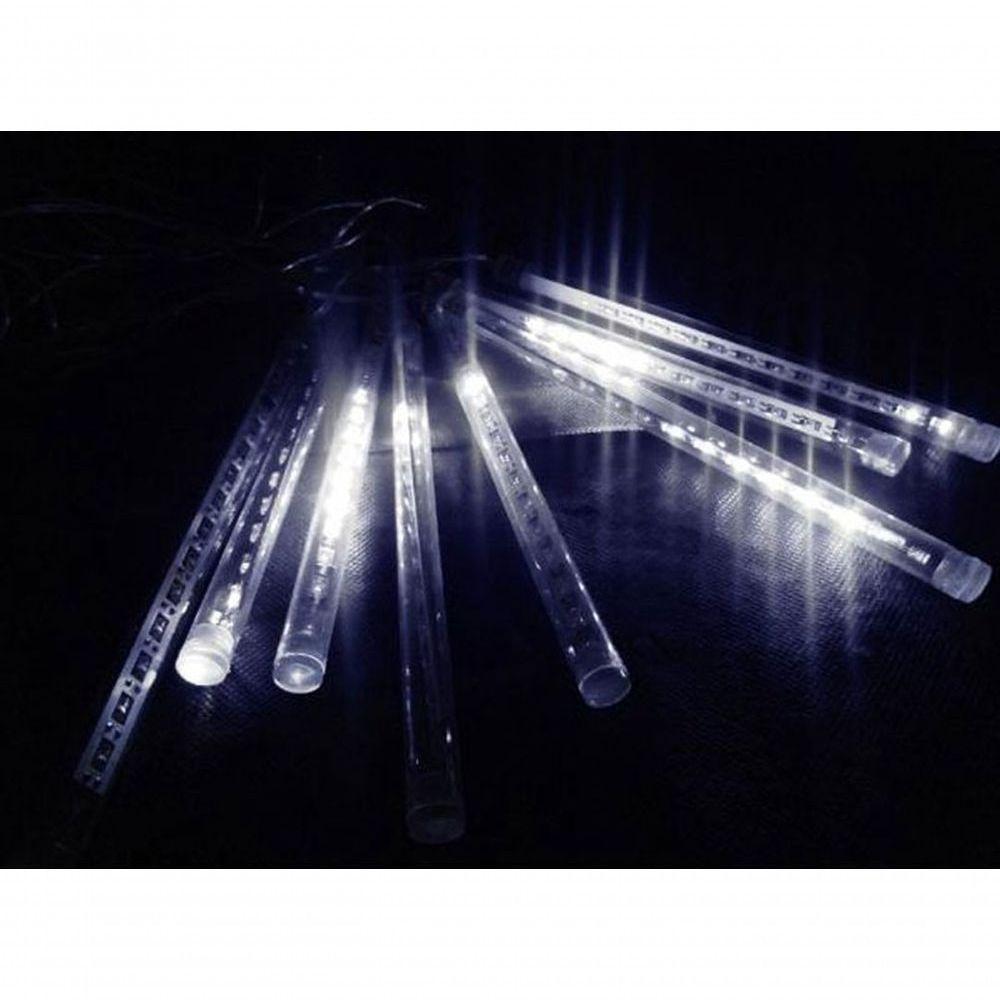 Tubo Cascata Pisca Pisca Natal Queda De Neve Snow Fall 96 Leds Meteoro - 5