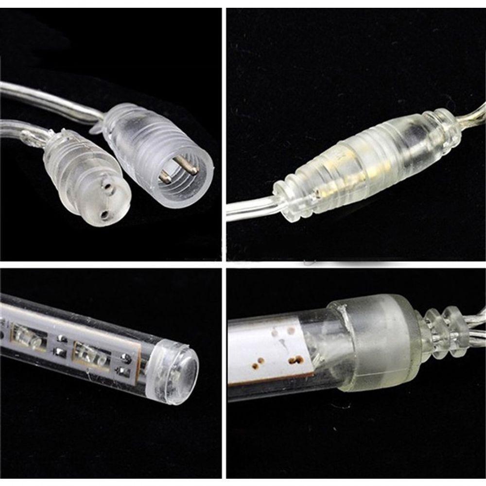 Tubo Cascata Pisca Pisca Natal Queda De Neve Snow Fall 96 Leds Meteoro - 7