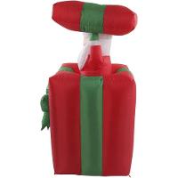 Caixa De Presente Natal Papai Noel Inflavel Enfeite Natalino Abre E Fecha Led Iluminaçao Decoraçao Festa Fim De Ano - 7