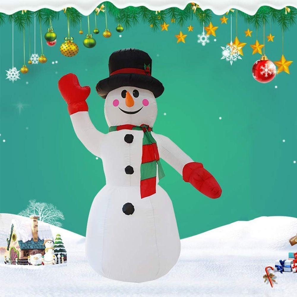 Boneco De Neve Natal Natalino 1 Metros E 80 Cm Inflavel Decoracao - 2