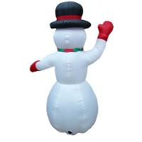 Boneco De Neve Natal Natalino 1 Metros E 80 Cm Inflavel Decoracao - 6