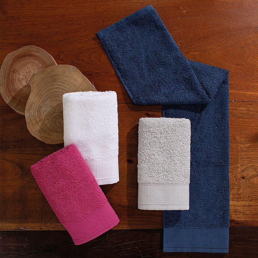 Toalha De Academia 100% Algodão 30x80cm 400g-m² Atlântica Off White - 2