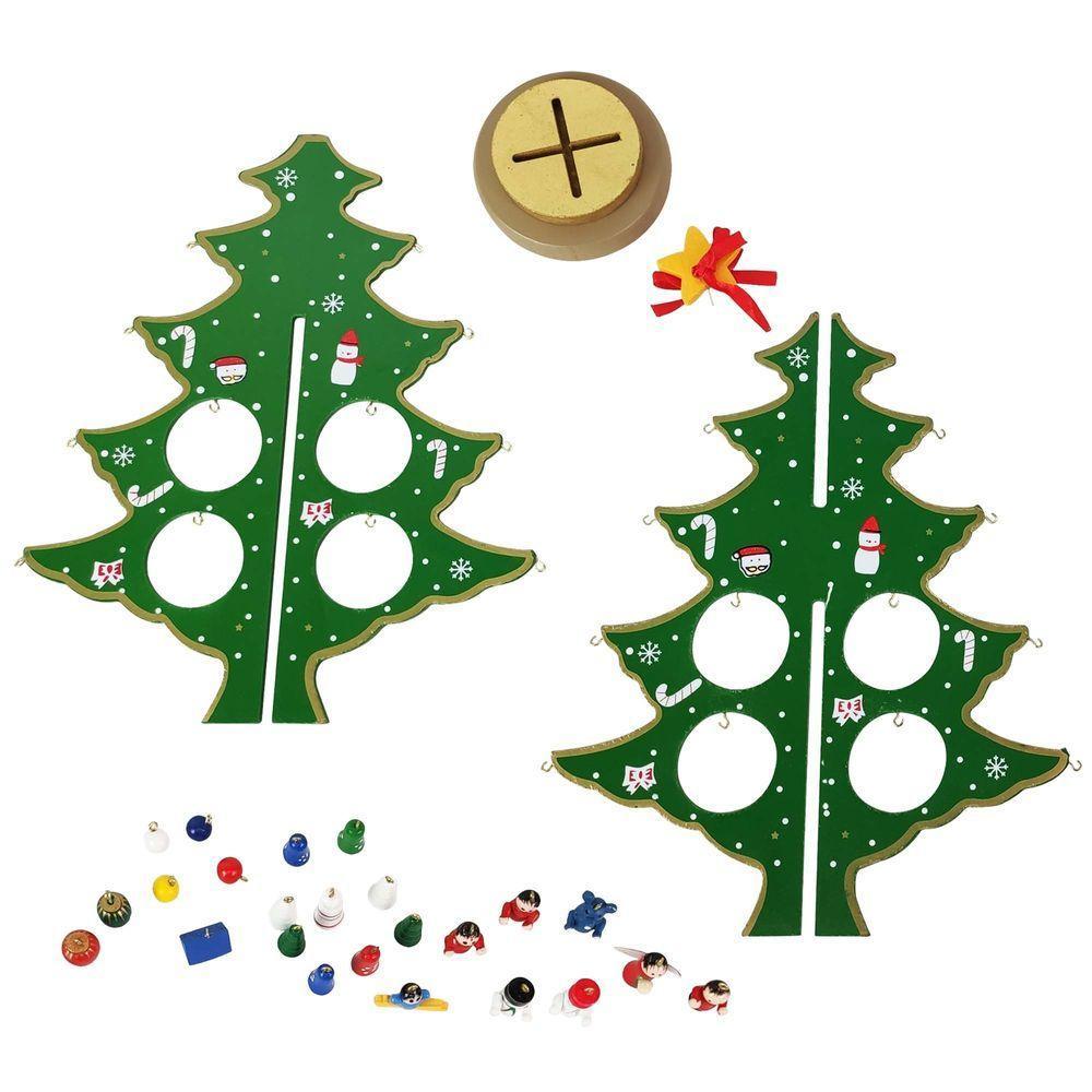 Coleçao Natal Bonequinhos Natalino Mini Arvore Madeira (919) - 4