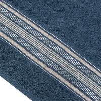 Jogo De Toalhas Banho E Rosto Rubi 280g-m² 98% Algodão Atlântica Azul Estrelar