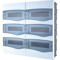 Quadro De Distribuição De Embutir 72 Din Ou 48 Nema Tramontina Com Porta Transparente - 1