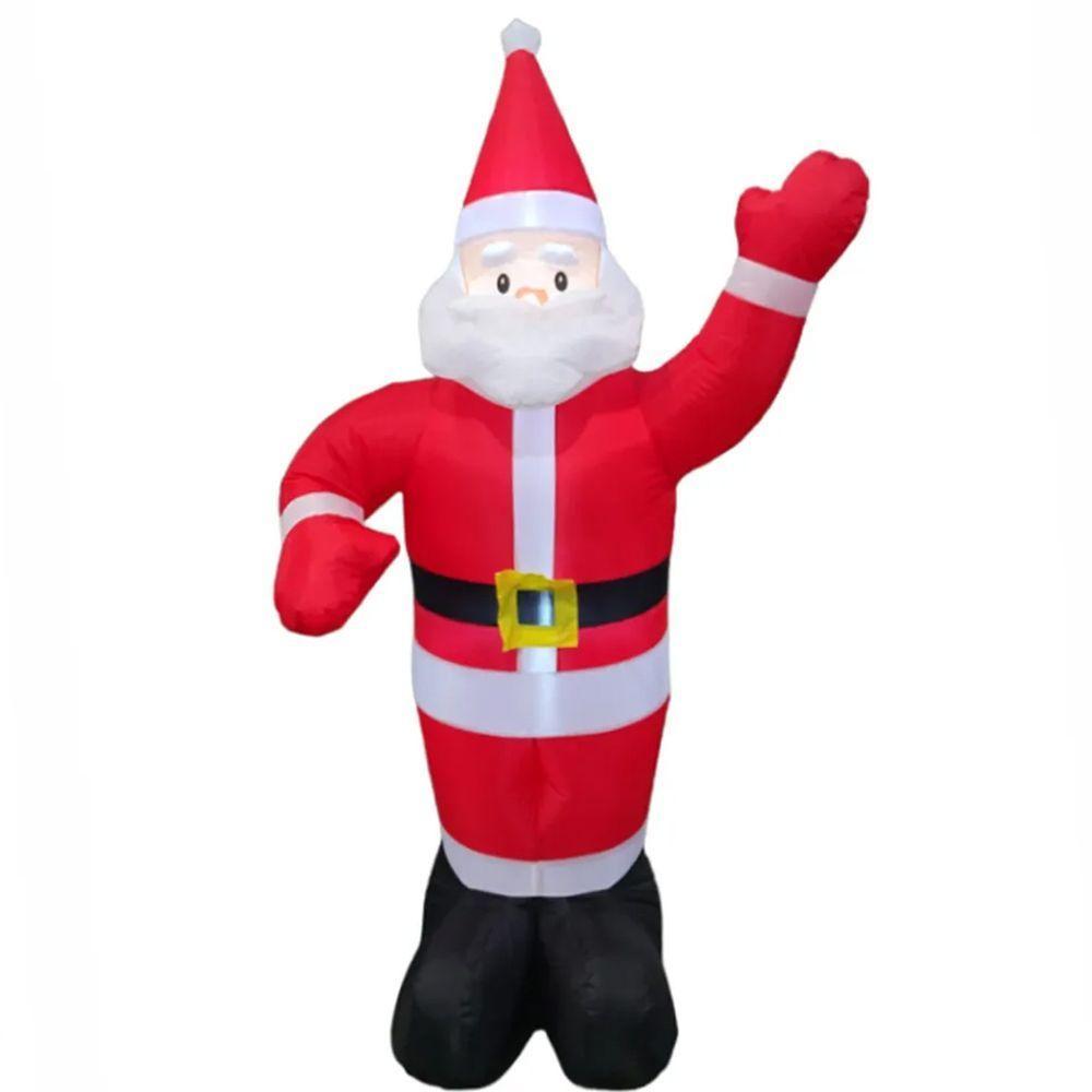 Papai Noel Inflavel Gigante 1,80 Decorativo De Natal Natalino (pw102) - 2