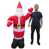 Papai Noel Inflavel Gigante 1,80 Decorativo De Natal Natalino (pw102) - 1