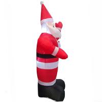 Papai Noel Inflavel Gigante 1,80 Decorativo De Natal Natalino (pw102) - 3