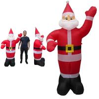 Papai Noel Inflavel Gigante 1,80 Decorativo De Natal Natalino (pw102) - 4