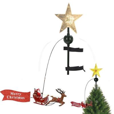 Estrela Arvore Natal Led Papai Noel Treno Acende Gira Decoraçao Natalina Casa Loja Empresa Hall Entrada Comercio Evento