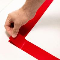 Fita De Demarcação 48mm X 30m - Uzoo Fita De Demarcacao 48mmx30m Vermelho - 2