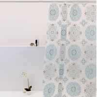 Coina Box Peva Círculos Cinza E Azuis 180x160cm - Uzoo Cortina Box Peva 1.80x1.60m Circulos Azuis-cinza 818957 - 2