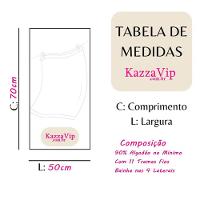 Kit 3 Unidades Pano De Prato Copa Kazzavip Sacaria 90% Algodão Natal 50cmx70cm Estampado Branco - 9