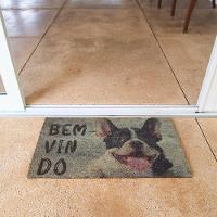 Capacho De Poa Fibra De Coco Digital Buldogue 60x33cm - Uzoo Capacho Fibra De Coco Rt Digital 60x33cm Buldogue - 2