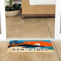 Capacho De Poa Fibra De Coco Bem-vindo 75x45cm - Uzoo Capacho Fibra De Coco Rt 75x45cm Bem-vindo - 2