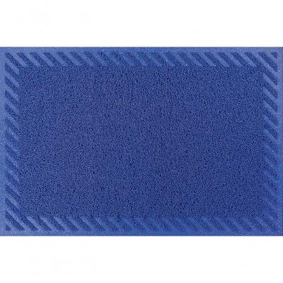 Capacho De Poa Vinílico Diagonale Azul 90x60cm - Uzoo Capacho Vinilico Diagonale 90x60cm Azul Reflex Blue C