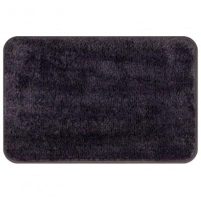 Tapete De Microfibra Soft Color Grafite 60x40cm - Uzoo Tapete Microfibra Soft Color 60x40cm Grafite 1702305