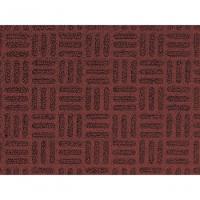 Capacho Textura Quadriculada Com Borda Fenice Marrom 69x39cm - Uzoo Tapete Fenice Liso 69x39cm Marrom - 3