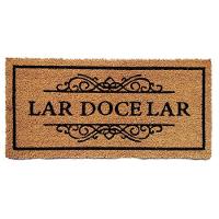 Capacho De Poa Fibra De Coco Slim Lar Doce Lar 70x33cm - Uzoo Capacho Fibra De Coco Slim Rt 70x33cm Lar Doce Lar - 1