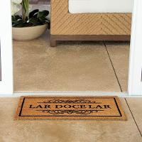 Capacho De Poa Fibra De Coco Slim Lar Doce Lar 70x33cm - Uzoo Capacho Fibra De Coco Slim Rt 70x33cm Lar Doce Lar - 2