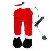 Pernas De Papai Noel Natal Arvore Natalina Com Movimento Flexivel Decoraçao Festa Fim De Ano Confraternizaçao Enfeite - 5
