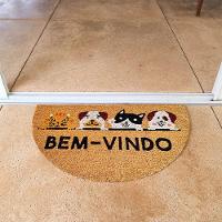 Capacho De Poa Fibra De Coco Pets 60x33cm - Uzoo Capacho Fibra De Coco Ml 60x33cm Pets - 2