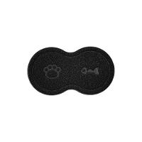 Tapete Pet Comedouro Vinílico Gato Preto 46x26cm - Uzoo Tapete Pet Vinilico 46x26cm Comida-agua Gato Preto Rj-4626 B - 1