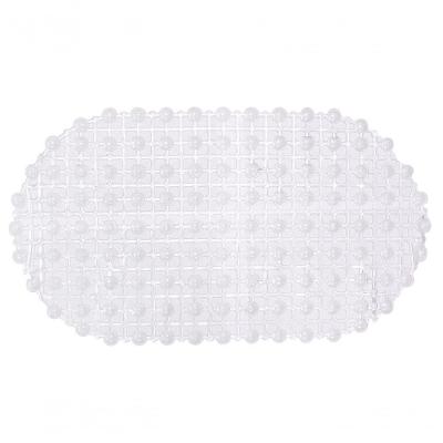 Tapete Antiderrapante De Box Oval Incolor 67x37cm - Uzoo Tapete De Box Aqua Oval 67x37cm Incolor P6939d