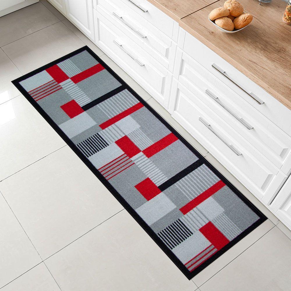 Passadeira De Cozinha Geometrico 140x44cm - Uzoo Passadeira Cozinha 140x44cm Geometrico 23ko - 2