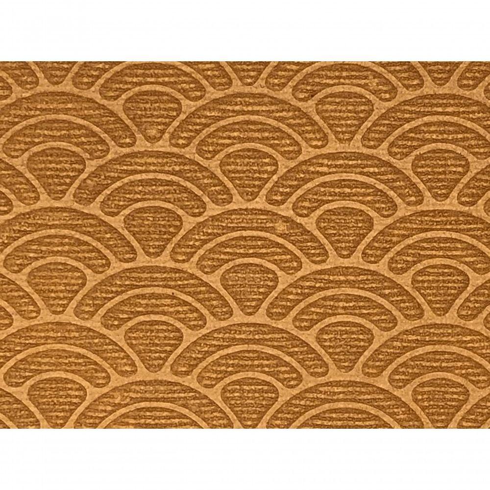 Capacho Fenice Texturas Escamas Bege Beige 70x40cm - Uzoo Tapete Fenice Texturas 70x40cm Escamas Bege Cf-jp02 Beige - 3