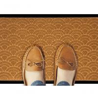 Capacho Fenice Texturas Escamas Bege Beige 70x40cm - Uzoo Tapete Fenice Texturas 70x40cm Escamas Bege Cf-jp02 Beige - 2