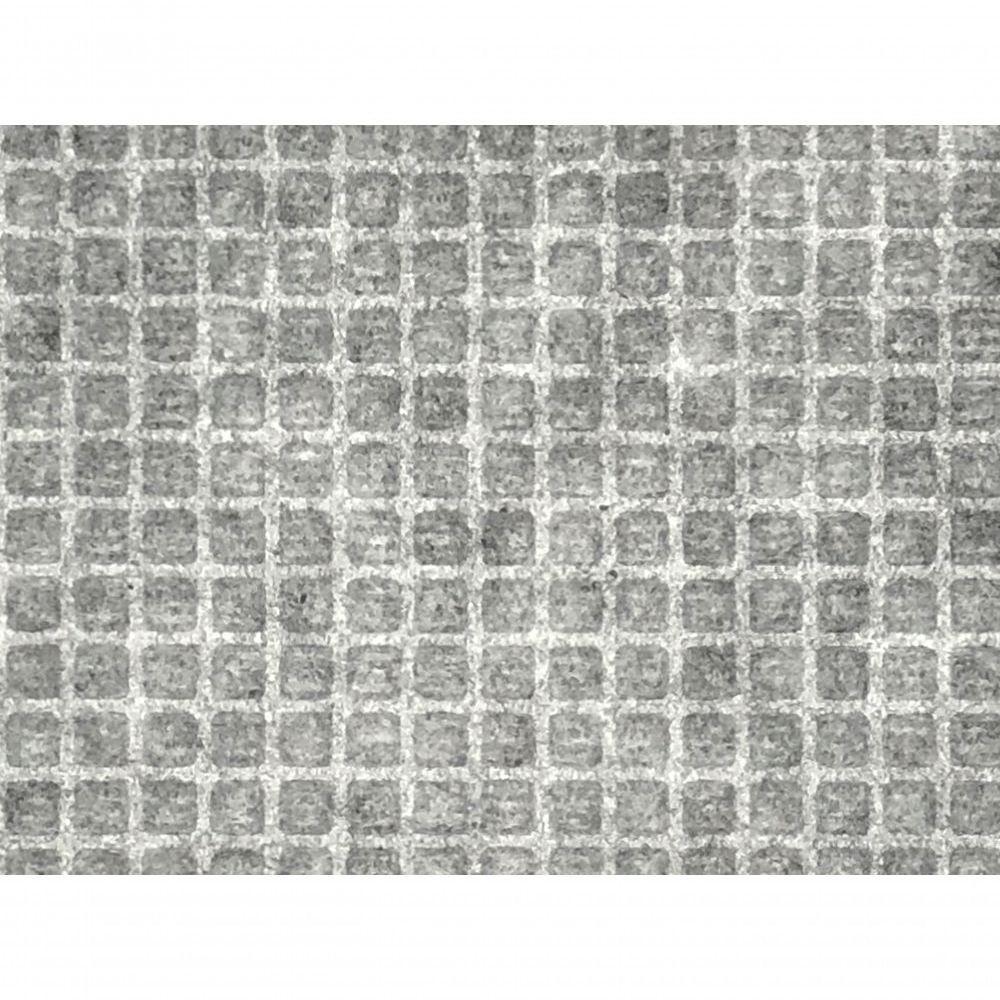 Capacho Fenice Texturas Pastilhas Cinza Grey 70x40cm - Uzoo Tapete Fenice Texturas 70x40cm Pastilhas Cinza Cf-mp08 Grey - 3